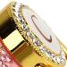 Gold Baby Pacifier Set - Rhinestone Covered Lightweight Pacifier for 6-18 Months (Letter C) - International Shipping Available - Buy Online on SooperMarket.com