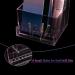 ANGNYA Nail Drill Holder & Bit Storage Box - 10 Holes Transparent Organizer for Nail Tech Supplies - Pink Plastic Manicure Tool Display - Buy Online on SooperMarket.com