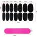 8 Sheets Solid Color Full Wraps Nail Stickers with Nail File MWOOT Self-Adhesive Nail Art Polish Stickers Strips Nail Wraps Decals for DIY Manicure Tips Decoration - Buy Online on SooperMarket.com