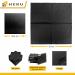 HEKU 100 Black Napkins | 3-Layer 33x33cm | Stylish & Highly Absorbent | Uniform Quality for Events & Gastronomy | Practical 5-Pack - Buy Online on SooperMarket.com