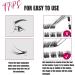 Curl 45 Clusters DIY False Eyelashes Kit with Clear Glue - Natural Easy Fan Russian Lashes Extensions | Reusable Soft Individual Lashes 10-16mm - OP04 - Buy Online on SooperMarket.com