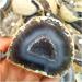 Natural Original Raw Agate Crystal Geode Cutting Hole Feng Shui Decor Stone Specimen Craft Collectibles Stone Collection (Size : 200-250g a Piece) - Buy Online on SooperMarket.com