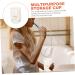 Warmhm 4 Cups Worktop Organizer - Versatile Bathroom Glass Holder & Ceramic Brush Stand - Portable Set of 4 (11x7.7x7.7cm) - Buy Online on SooperMarket.com