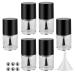 6PCS 10ML Empty Nail Polish Glass Bottles with Brush Cap, Funnel & Mixing Balls - Buy Online on SooperMarket.com