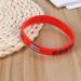 LUOEM Silicone Wristband Rubber Bracelet - Fashion Sports Wristbands for Teens & Adults - Pack of 6 (Rica) | Shop Internationally - Buy Online on SooperMarket.com
