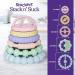 Silicone Stacking Toy for Teething | Fun & Interactive Developmental Toy (Pastel 1) - Buy Online on SooperMarket.com