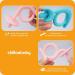 Chillax Teether Toys - Soothing Relief for Baby Teething - Non-BPA Silicone Teethers for Infants 3+ Months - Dishwasher-Safe - Buy Online on SooperMarket.com