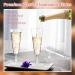150 Clear Disposable Plastic Champagne Flutes - 5.5 Oz - Wedding Party Toasting Glasses - Buy Online on SooperMarket.com