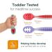 NumNum Baby Spoons Set - Pre-Spoon GOOtensils for Kids Aged 6+ Months - BLW Teething Spoon - Silicone Toddler Food Utensils - 2 Blue/Orange Spoons - Buy Online on SooperMarket.com