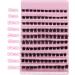 Selawasty 120 Lash Clusters D Curl Mega Volume DIY Eyelash Extensions - Wispy Individual Lashes for At-Home Cluster Extensions (S6-D-8-16MIX) - Buy Online on SooperMarket.com