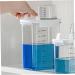 1PC Laundry Detergent Dispenser 1800ml Clear Airtight Washing Powder Dispenser with Scale and Cup Detergen Box for Solid Liquid 1800ml with scale - Buy Online on SooperMarket.com