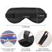 Haskirky Light Blocking Eye Mask - Breathable & Adjustable for Men and Women - Ideal for Travel, Yoga, Meditation - Deep Sleep Goodies - Blue/Red/White - Buy Online on SooperMarket.com