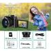 iSHARE 4K Digital Camera for Photography | 48MP FHD Video Camera with WiFi | 3 Flip Screen | 16X Digital Zoom | Vlogging Camera for YouTube | (32G Micro Card) Black - Buy Online on SooperMarket.com