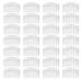 28 Pack Clear White Small Plastic Hair Side Comb With Long Teeth Hairpins Grips Barrettes Clamps Bows for Women Bridal Wedding Veil Decorative Headpiece Freach Twist Updo Bun Accessories