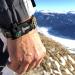 Zsmjaer Survival Bracelet Set - 2-Piece Multifunction Paracord with Flint Pipe and Compass for Outdoor Adventures Black-Green - Buy Online on SooperMarket.com