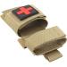 Yoncono Tactical Tourniquet Holder - Portable Military First Aid Storage Bag for Trauma Scissors (Khaki) - Buy Online on SooperMarket.com