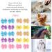 Agatige 20Pcs Dog Bows Small Dog Topknots Dog Hair Bows Dog Assesoriess Dog Bows Grooming with Rubber Band Puppy Hair Bows Cute Pet Small Hair Bowknot Grooming Accessories - Buy Online on SooperMarket.com