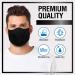 Reusable Washable Face Mask - Adjustable Ear Loops & Nose Wire - 3 Layer with Cotton Filter - Unisex (2Pack) - Buy Online on SooperMarket.com