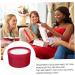 HOMSFOU Candy Jars Boxes round case mini round open the window chic biscuit box Christmas box Christmas container packing box gift box candy box christmas eve max sweets gift candy jar - Buy Online on SooperMarket.com