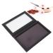 Makeup Palette Empty Magnetic Eyeshadow Lipstick Storage Pan Empty Makeup Eyeshadow Lipstick Blush Powder Organizer Portable PU Makeup Palette with Clear Top 8.07 x 4.88in