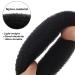 4 Pieces Dutt Pillow Set - Large Donut Hair Bun Maker & Updo Accessories for Girls (Black Brown Cream White) | International Shipping Available - Buy Online on SooperMarket.com