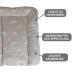 Babynness Waterproof Wipeable Changing Mat - High Quality Easy to Clean | Moon-Star Beige 50x70 cm - Expand Your Diaper Changing Area - Buy Online on SooperMarket.com