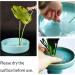 2Pcs Flower Frog Clear Plastic Ikebana Kenzan Frog Japanese Flower Holder for DIY Flower Craft - Buy Online on SooperMarket.com
