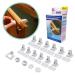 Magnetic Cabinet Locks (12 Locks + 2 Keys) with Adhesive  Easy Installation Tool - Child Proof Drawers - No Tools Or Screws Needed - Jool Baby - Buy Online on SooperMarket.com
