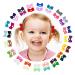 40 Pcs Hair Bows for Girls Baby Bows Hair Ties Elastic Hair Bands Hair Bobbles Hair Accessories for Baby Kids Toddlers Girls