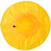 Yellow Wide-Brimmed Vinyl Rain Hat - Toutacoo 02 | Waterproof Headwear - Buy Online on SooperMarket.com