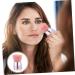 NOLITOY Mushroom Head Makeup Brush | Fluffy Face Powder & Cheek Brush | Triangle Body Brush | Portable Pink Beauty Tool - Buy Online on SooperMarket.com