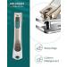 Premium 4PC Manicure Set for Men - Stainless Steel Nail Clippers & Leather Case - Perfect Gift - Buy Online on SooperMarket.com