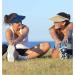 Jecvxor Cloth Covered Slip-On Visor Large Blue - Women's/Men's Sports Sun Visor Hat - Buy Online on SooperMarket.com