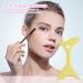 Eyeliner Guide Tool - Portable Multifunctional Eyeliner Stencils - Mascara Shield for Beginners Eyebrow Stencils for Winged Eyeliner Lashes Lip Liner Dalynn Yellow - Buy Online on SooperMarket.com