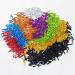 Huture 160Pcs Alloy Bicycles Brake Cable Caps End Tips Shifter Crimp Ferrules Caps for Road Mountain Bikes, 20pcs Each Color of Red Black Gold Silver Green Blue Purple Orange