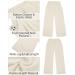 Vetinee Wide Leg High Waisted Dress Pants for Women XL - Vanilla Ice | Business Office Trousers with Pockets - Buy Online on SooperMarket.com