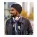 Satin Lined Halo Turban Set for Men - X-Large Black & Dark Heather Grey - Buy Online on SooperMarket.com