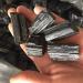 Natural Crystal Rough 5pcs Rough Natural Black Tourmaline Crystal Gemstone raw Crystal Stone