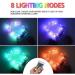 Adjustable Remote LED Hoop Light for Basketball Rim - 16 Color Waterproof Super Bright Lights, Ideal for Kids Night Play and Training - Buy Online on SooperMarket.com
