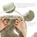 Invisible Wire Synthetic Hair Extensions - Bright Blonde Highlights, Long Wave Curly Hairpiece for Women - Adjustable Size, Stress-Free - 16 Inch - Buy Online on SooperMarket.com