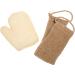 ABOOFAN 3 Sets Sisal Bath Set Exfoliating Bath Scrubbers Dead Skin Removers Gloves Loofahs Pouf Gloves Body Scrub Towel Korean Washcloth Exfoliate for Body South Korea Jute Man Frosted - Buy Online on SooperMarket.com