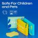 FOMIN Antibacterial Paper Soap Sheets - 200 Sheets, Unscented, Portable Travel & Camping Mini Soap - Pack of 2 - Buy Online on SooperMarket.com