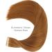WENNALIFE 18 inch Auburn Ginger Tape in Human Hair Extensions - 20pcs, 50g Remy Real Human Hair Colored Tape Extensions #30 - Buy Online on SooperMarket.com