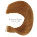 Buy If Salife Real Hair Tape Extensions - 20Pcs 30g 10 Inch Auburn Ginger Remy Skin Weft - Invisible Tape for Perfect Volume - Buy Online on SooperMarket.com