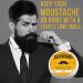 Moustache Wax & Folding Comb Kit - Best Price for Superior Moustache Care - Buy Online on SooperMarket.com