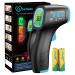 Thermometer for Adults No Touch Forehead Thermometer for Adults and Children Digital Infrared Body Thermometers for Kids Baby Thermometer with High Temperature Alarm Instant Accurate Reading Black