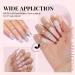 Morovan Solid Builder Gel Kit - Non Stick Gel for Nails with Nail Tips, Chrome Powder, Glitter Sequins - Strengthen Nail Art - 3 Colors - Buy Online on SooperMarket.com