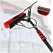 Window Cleaning Brush Equipment High-Strength Carbon Fiber Retractable Water Fed Pole Set Scrubbing Brush with Squeegee 55cm Brush Head 9M/30FT