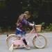 EIRONA Kids Bicycle Wicker Basket with Straps for 12-16 Inch Kids Bike  Tricycle  Scooter  (Pink & Purple & Brown) - Buy Online on SooperMarket.com