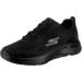 Skechers Men's Go Walk Arch Fit Idyllic Sneaker 44 EU Black Textile Synthetic Trim